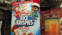 Elf on the Shelf Trapped in Rice Krispies Box & Making Rice Krispie Treats Day 8