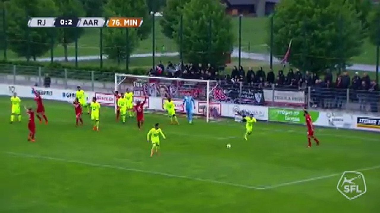 Rapperswil-Jona 1:2 Aarau (Switzerland. Challenge League. 10 May 2018)