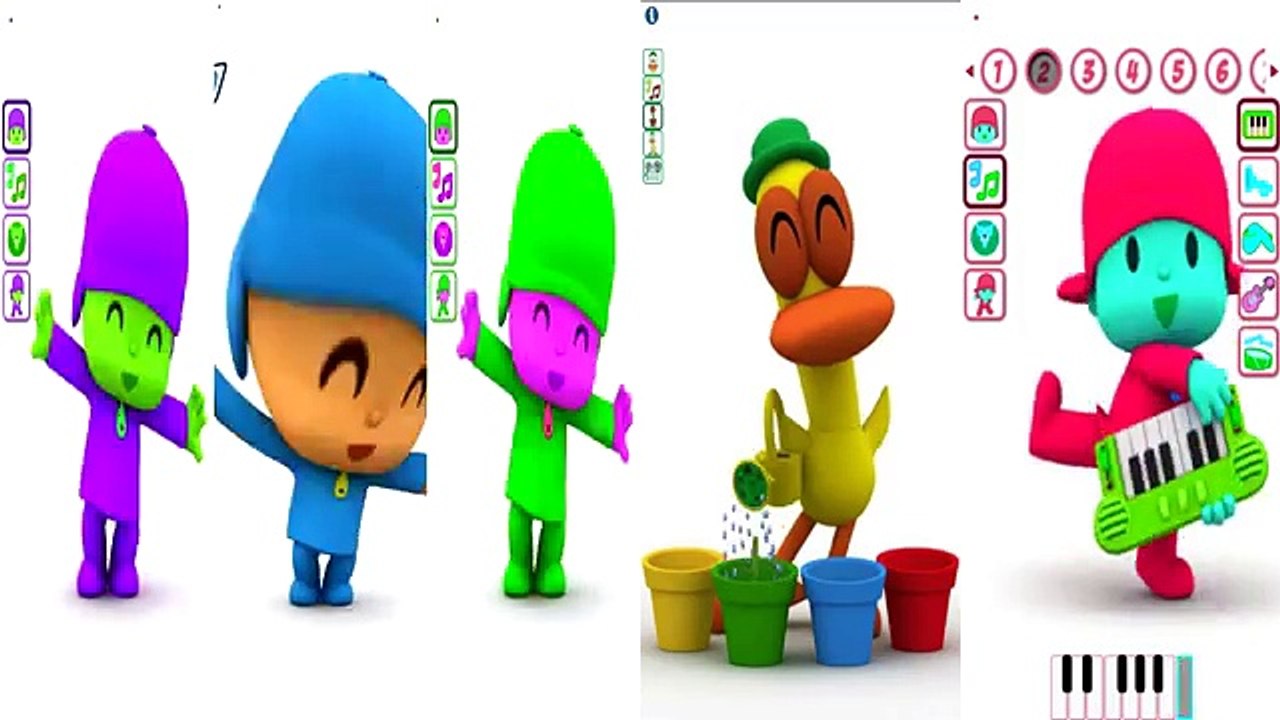 Talking Pocoyo Pato Colors Reion Compilation Funny Montage HD