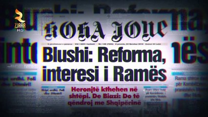 Zbardhi : Zjarr Televizion - Shtypi I Dites 08 Mars 2018