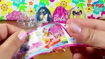 4 various Kinder Surprise Eggs, Kinder, Star Wars, Barbie and SpongeBob unboxing / unwrapping