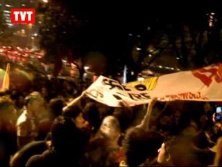 Violência e detenção de manifestantes em São Paulo