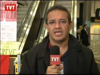 Aeroportuários mantêm greve por tempo indeterminado