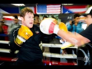 SAUL CANELO ALVAREZ COMPLETE WORKOUT vs ALFREDO ANGULO