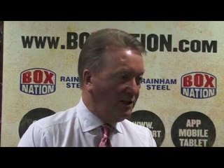 Frank Warren on Nathan Cleverly