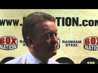 Frank Warren talks about becoming Chairman of Box Nation