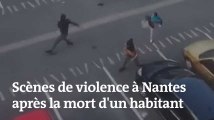 Les images des violences à Nantes après la mort d’un jeune homme tué par un policier