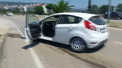 Polis Aracı Maketi de Kazaya Engel Olamadı