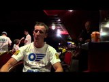 THOMAS STALKER AFTER HIS WIN AGAINST RYAN HARDY