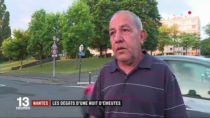 "Ça dépasse l'entendement" : après une nuit de violences à Nantes, les habitants constatent les dégâts