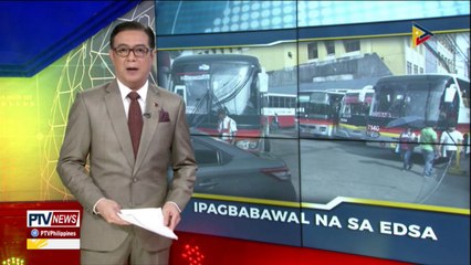 Mga provincial bus, bawal na sa EDSA simula August 1