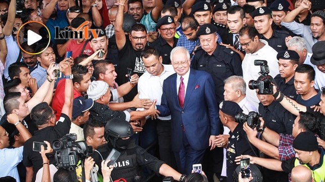 Kata-kata Najib selepas diikat jamin
