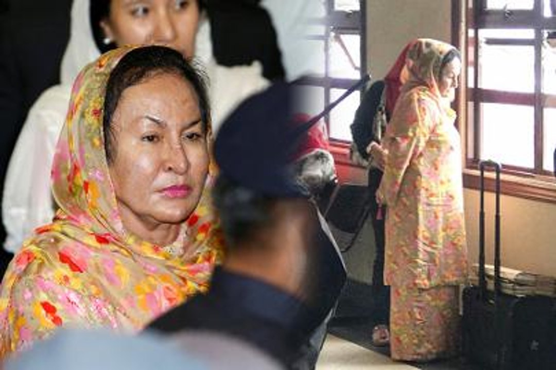 Rosmah tells supporters not to cry