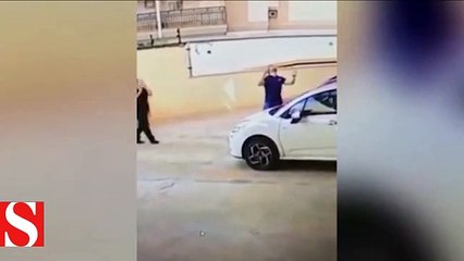 Binadan düşen köpeği kurtarışı izlenme rekoru kırdı