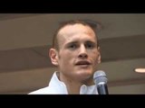 George Groves Speaks to Fans at Public Work Out