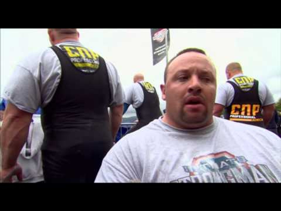 UK's Strongest Man 2012 SHOW 1 FINAL 3 of 4 - The Naval Push