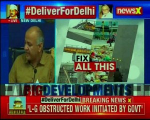 Download Video: Deputy chief minister Manish Sisodia Briefing Media LG Was Obstructing Work In Delhi