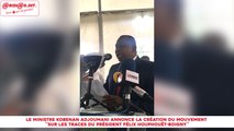 Le ministre Kobenan Adjoumani annonce la création du mouvement  