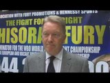 Frank Warren on Dereck Chisora v Tyson Fury & Billy Joe Saunders