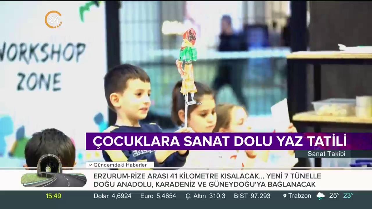 Çocuklar için sanat atölyesi