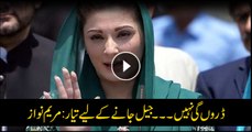 Maryam Nawaz says willing to face imprisonment