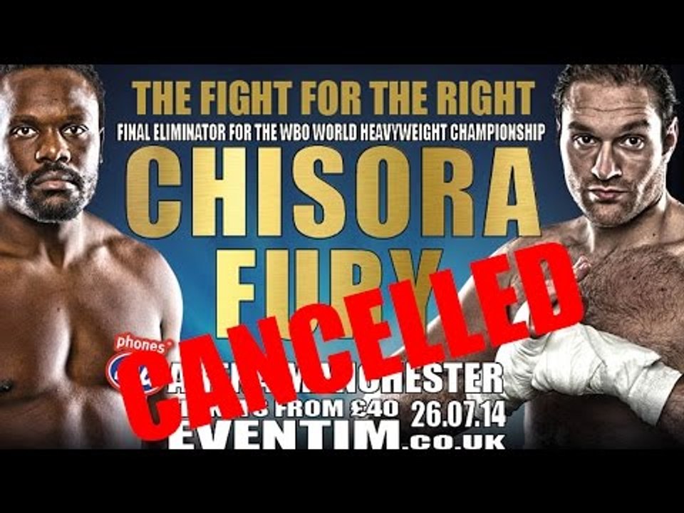 BREAKING NEWS- CHISORA OUT!