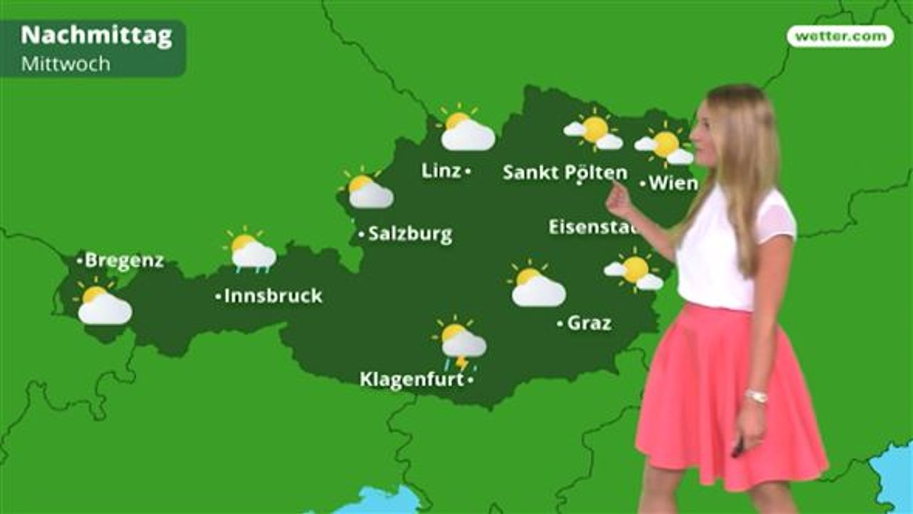 Das Wetter in Österreich am 4. Juli