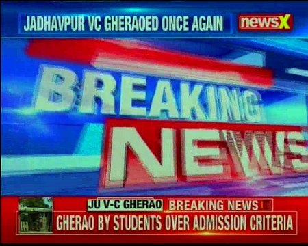 Vice Chancellor of Jadavpur University Gheraoed Grant admission on basis of marks secure in +2