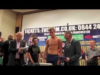 Tom Stalker v Ben Wager Weigh In