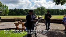 Musket and Cannon Demonstration at the Port Hudson State Historic Site