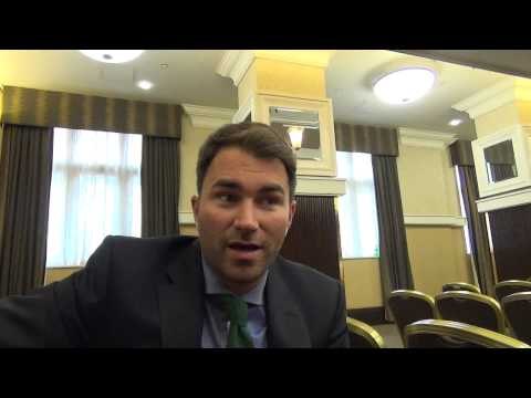 Eddie Hearn Exclusive: We want to put on the big fights for British boxing fans.