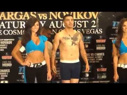 Diego Chaves OVERWEIGHT vs Brandon Rios (WEIGH IN)