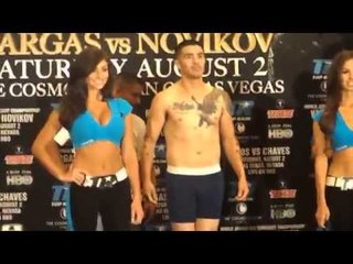 Diego Chaves OVERWEIGHT vs Brandon Rios (WEIGH IN)