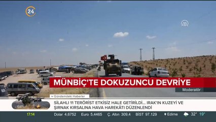 Münbiç'te dokuzuncu devriye