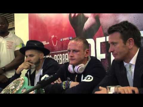 George Groves v Christopher Rebrasse Post Fight Press Conference