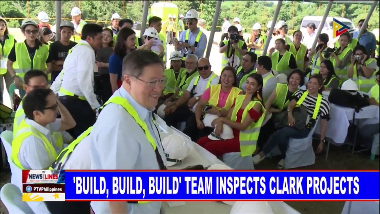 ‘Build, Build, Build’ team inspects Clark projects