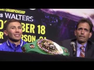 GGG Gennady Golovkin vs Marco Rubio POST FIGHT PRESS CONFERENCE