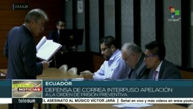 Ecuador: jueza ordena prisión preventiva contra expresidente Correa