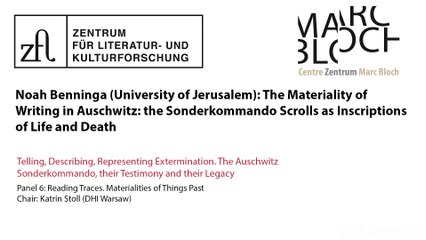 Auschwitz Sonderkommando, Testimony and Legacy - Panel 6 (1/3)