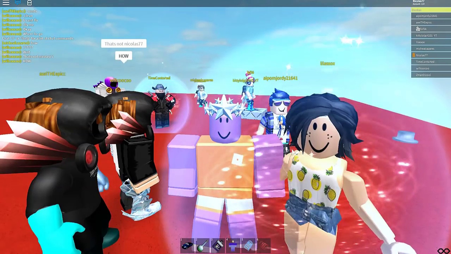I Gave A Noob 10 000 Robux Then This Happened Roblox Dailymotion Video - nicolas77 roblox game