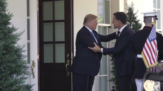 President Trump Welcomes Netherlands Prime Minister To White House