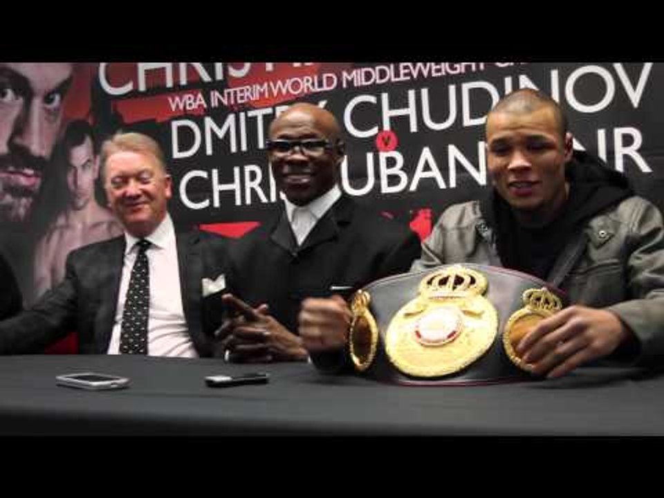 Chris Eubank Jr Post Fight Presser after victory over Dmitry Chudinov Part 2