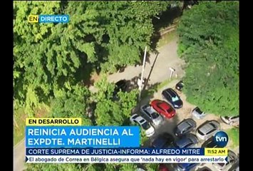 TVN, Reinicia audiencia de Ricardo Martinelli