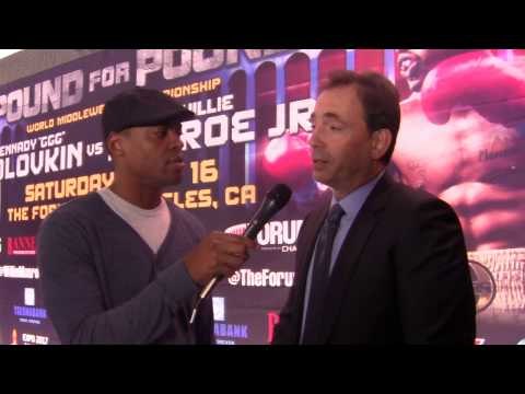 GGG Gennady Golovkin Promoter: GGG WILLING TO FIGHT ANDRE WARD AT CATCHWEIGHT!