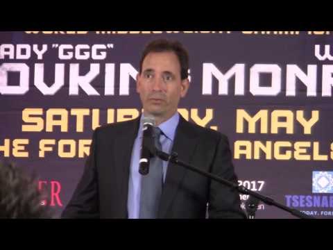 GGG Gennady Golovkin vs Willie Monroe Jr - LA PRESS CONFERENCE