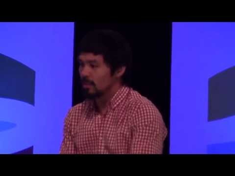 MANNY PACQUIAO: I Started Boxing To Feed My Starving Family! floyd mayweather vs manny pacquiao