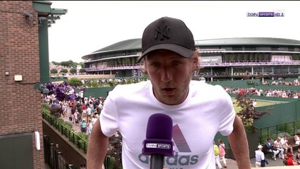 Lucas Pouille : "Je me suis tordu la cheville et le genou ce matin, ce n'était donc pas évident !"