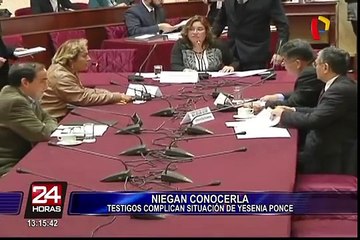 Caso Yesenia Ponce: Comisión de Ética tendrá informe final en 20 días