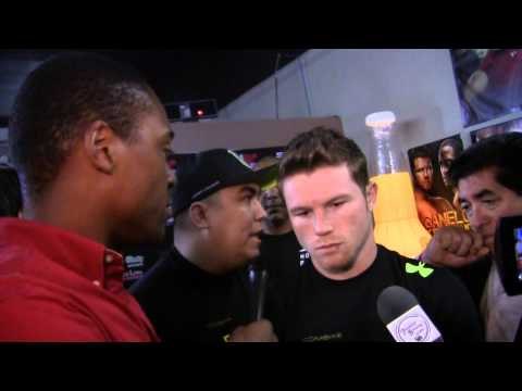 Saul Canelo Alvarez on Floyd Mayweather vs Manny Pacquiao & Fighting Miguel Cotto