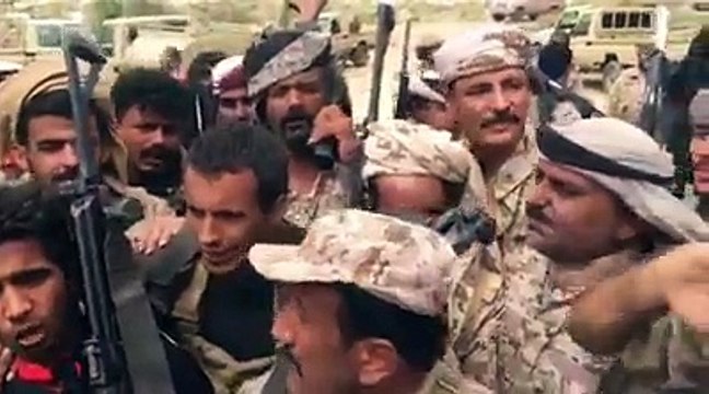 ‏زوامل لابطال الجيش الوطني اثناء استقبالهم لوزير الاعلام والوفد الاعلامي اليمني المرافق له في جبهة ⁧‫#صعدة‬⁩ ⁧‫#الاعلام_والجيش_جبهة_واحدة‬⁩